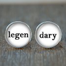 Legendary Cufflinks, Iconic Men's Cufflinks, Custom Formal Accessories, Unique