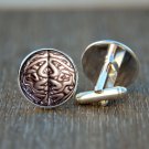 Graduation Cufflinks Brain Cuff Links Mens Jewelry Groom Cufflinks Silver Cuffli