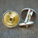 Cymbals Drummer Cufflinks, Musician Cufflinks, Drumming Accessories, Custom Drum