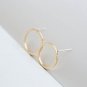 Tiny Open Cyrcle Stud Earrings Silver Minimalist Jewelry Gift Studs