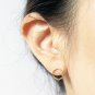 Hexagone Stud Earrings Gold Minimalism Hexagon Earring Geometric Stud Earrings