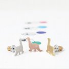 Dino Stud Earrings Silver Minimalist Jewelry Gift Studs Dinosaur Dainty Gift