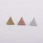 Tiny Triangle Stud Earrings Gold Minimalist Jewelry Gift Studs Gift Girl Cute