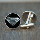 Superman Cufflinks Superhero Cufflinks Super Hero Jewelry Wedding Cufflinks