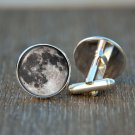 Moon Cufflinks Full Moon Cufflinks Moon Jewelry Celestial Cufflinks Wedding Gift