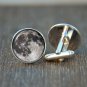 Moon Cufflinks Full Moon Cufflinks Moon Jewelry Celestial Cufflinks Wedding Gift