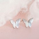 Butterfly Stud Earrings Silver Minimalist Jewelry Gift Studs Gift Girl Cute Gift