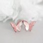 Butterfly Stud Earrings Silver Minimalist Jewelry Gift Studs Gift Girl Cute Gift
