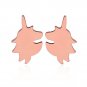 Unicorn Stud Earrings Silver Minimalist Jewelry Gift Studs Gift Girl Unicorn