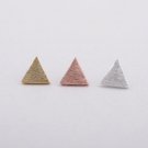 Tiny Triangle Stud Earrings Silver Minimalist Jewelry Gift Studs Gift Girl Cute