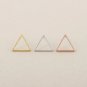 Triangle Stud Earrings Silver Minimalist Jewelry Gift Studs Geometric Gift Girl