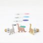 Dino Stud Earrings Rose Gold Minimalist Jewelry Gift Studs Dinosaur Dainty Gift