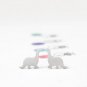 Dino Stud Earrings Rose Gold Minimalist Jewelry Gift Studs Dinosaur Dainty Gift