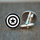 Superhero Cufflinks Captain America Cufflinks Superhero Jewelry Captain America