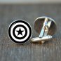 Superhero Cufflinks Captain America Cufflinks Superhero Jewelry Captain America