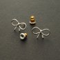 Bow Stud Earrings Gold Minimalist Jewelry Gift Studs Gift Girl Cute Dainty