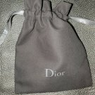 Christian Dior LIMITED EDITION Gray Cosmetic Drawstring Satchel