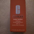 Clinique Even Better Makeup Broad Spectrum SPF15~WN92 TOASTED ALMOND Clinique Even Better Makeup Broad Spectrum SPF15~WN92 TOASTED ALMOND