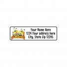 400 Personalized Bee's On A Bench 1/2" x 1.75" Return Address Labels Stickers