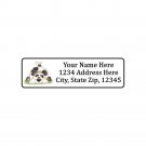 400 Personalized Cute Dog 1/2" x 1.75" Return Address Labels Stickers