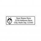 400 Personalized Husky Dog 1/2" x 1.75" Return Address Labels Stickers