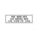 400 Personalized Dreamy Land Font 1/2" x 1.75" Return Address Labels Stickers