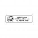 400 Personalized Horseshoe 1/2" x 1.75" Return Address Labels Stickers