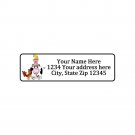Personalized Farm Animals 1/2" x 1.75" Return Address Labels Stickers