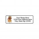 Personalized Fall Corn 1/2" x 1.75" Return Address Labels Stickers