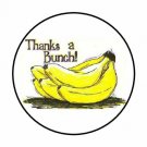 Thanks A Bunch Bananas Envelope Seals Labels 48 Stickers 1.2" Round