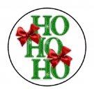 Hohoho Christmas Envelope Seals Labels 48 Stickers 1.2" Round