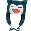 Japanese Y2K Cartoon Anime Blue Snorlax Ushanka Hat Cute Y2K Warm Winter Hat
