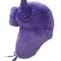 Japanese Y2K Cartoon Anime Purple Gengar Ushanka Hat Cute Y2K Warm Winter Hat