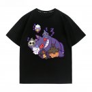 Streetwear Y2K Japanese Anime Pokemon Gengar Short Sleeve T-Shirt Men Women Tee