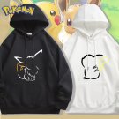 Pokemon Cute Eevee Pikachu Printed Hoodie Men Women Autumn Winter Y2K Harajuku Casual Sweater Top