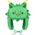 Y2K Cartoon Anime Gnarpy Regretavator Green Ushanka Hat Cute Y2K Warm Winter Hat