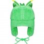 Y2K Cartoon Anime Gnarpy Regretavator Green Ushanka Hat Cute Y2K Warm Winter Hat