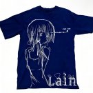 Y2K Streetwear Y2K Japanese Anime Lain Sketch Men Women T-Shirt Y2K Streetwear Y2K Japanese Anime Lain Sketch Men Women T-Shirt