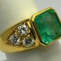 IMPECCABLE COLOMBIAN EMERALD & DIAMOND RING 2.10CTS