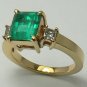 SPECTACULAR COLOMBIAN EMERALD & DIAMOND RING 2.95CTS