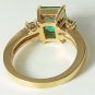 SPECTACULAR COLOMBIAN EMERALD & DIAMOND RING 2.95CTS