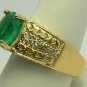 DAZZLING COLOMBIAN EMERALD 2.60 CTS & DIAMOND RING