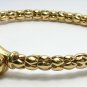 Ruby Cabochon & Gold Bangle Bracelet 14K 1.30cts