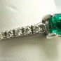Elegant Colombian Emerald & Diamond Ring