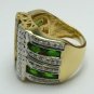 CAPTIVATING PERIDOT & DIAMOND RING 3.36CTS