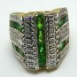 CAPTIVATING PERIDOT & DIAMOND RING 3.36CTS