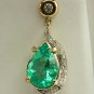 Divaesque! Custom Colombian Emerald & Diamond Earrings 12cts