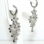 Glittery! Romantic Diamond Chandelier Earrings 3cts