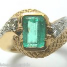 Custom Colombian Emerald & Diamond Ring 1.80cts