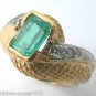 Custom Colombian Emerald & Diamond Ring 1.80cts